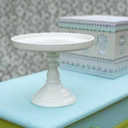 Decor Bon Bon Cake Stand S Oped Porcelain Pedestal 10 Inch White Walmart Com Decor Bon Bon Cake Stand S Oped Porcelain Pedestal 10 Inch White Walmart Com