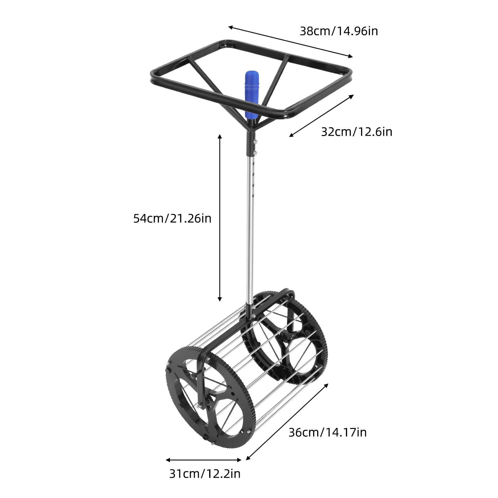 2-in-1 55 Tennis Ball Pickup Automatic Ball Retractor with Handle,Tennis Field Equipment Auto Collector Picker Retractor