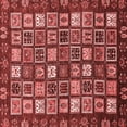 thumbnail image 1 of Ahgly Company Indoor Square Abstract Red Modern Area Rugs, 3' Square, 1 of 4