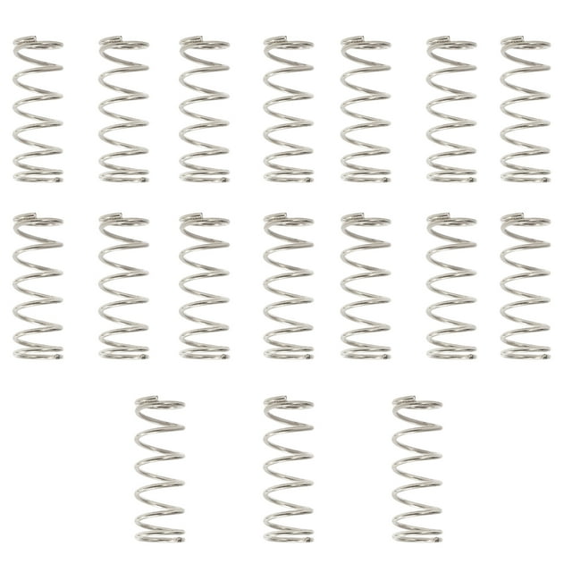 OULII Electric Guitar Spring 17Pcs Metal For Guitar Bridges And Saddles Silver Straight Guitarists Use