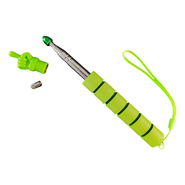 Visland 1 Set Telescopic Finger Pointer Stick Convenient Stainless Steel Teachers Pointer for Classroom Home School