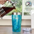 thumbnail image 5 of Healthy Human Stainless Steel Tumbler with Straw & Lid | Splash Proof Insulated Travel Cup | Eco-Friendly Coffee Tumblers | Water Cups with Straws Cleaner and Splash Proof Lids (20oz, Bora Bora), 5 of 5