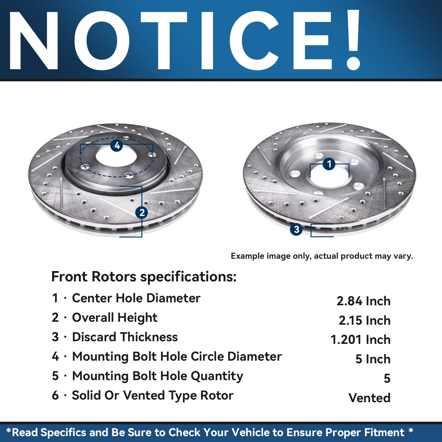 Detroit Axle - Brake Kit for Jeep 2015-2020 Grand Cherokee 2011-2020 Dodge Durango Drilled Slotted Disc Brake Rotors Ceramic Brakes Pads: 13.78" inch Front and 12.99" inch Vented Rear Rotor