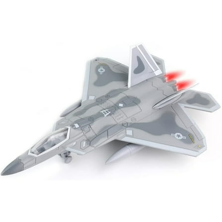 F22 Airplane Toy, Fighter Jet Toy, Pull Back Toy Jets, Diecast Airplanes Model with Light & Sound, Metal Airplane Gifts for Decor