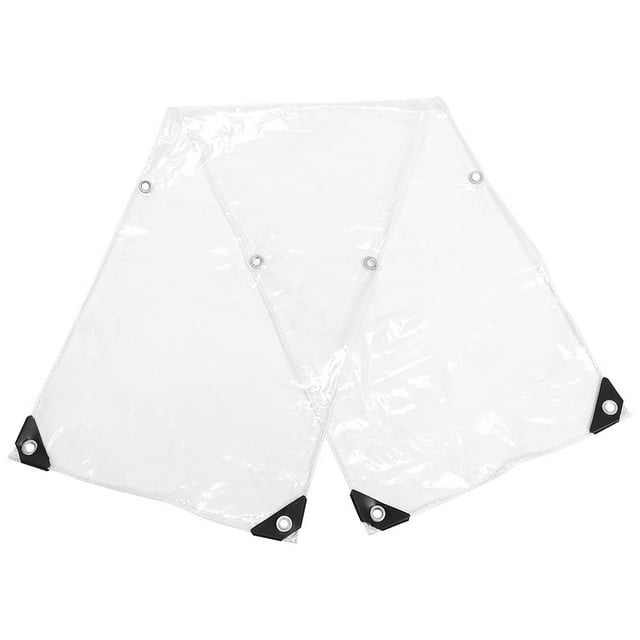 GOOHOCHY Lona de PVC transparente, resistente, impermeable, para invernaderos, tiendas de campaña al aire libre, lona transparente para acampar