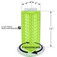 thumbnail image 2 of -WHT-W Four-Sided \uDW x \uD Revolving Pegboard Tower Kit Counter Display with - of Locking Hooks, 2 of 6
