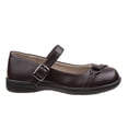 thumbnail image 3 of Laura Ashley Tween Girls Strapped Heart School Shoes, Brown, 13, 3 of 4