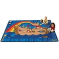 thumbnail image 2 of Carpets for Kids 74017 Alphabet Noah Rug- 7 ft. 8 in. x 10 ft. 10 in., 2 of 5