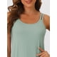 thumbnail image 5 of INSPIRE CHIC Vestido de pijama sin mangas para mujer Chemise Modal Camisones Camisetas de noche con tirantes Espagueti Nochegowns M Verde, 5 of 6