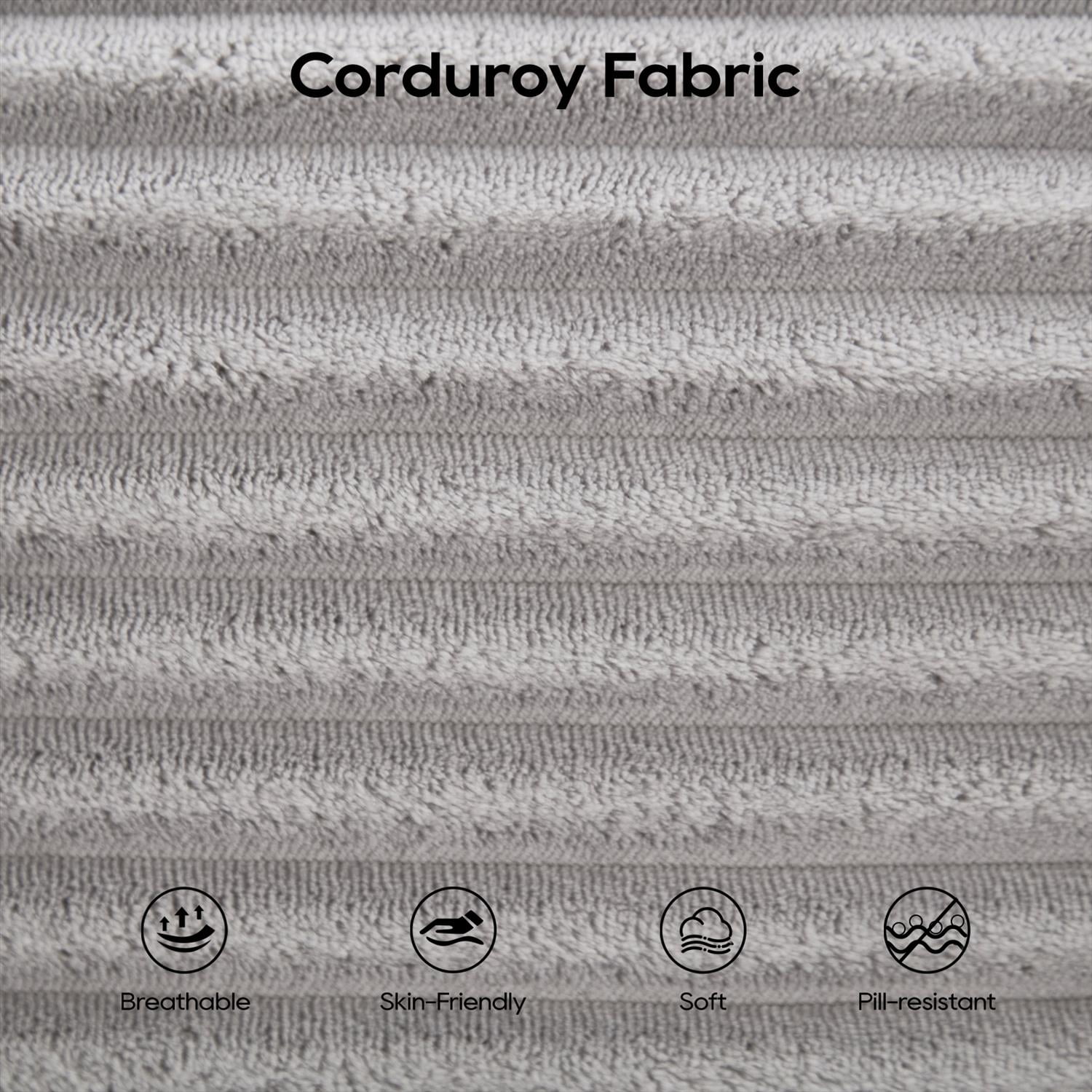 Demi Bonn 72" Cozy Loveseat Sofa Bed with Memory Foam & Sturdy Steel Frame, No Assembly Needed, Convertible 2-in-1 Couch for Small Spaces, Apartments, Gray