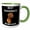 Green/White, variant on 3drose, Rhodesian Ridgeback Dog Best Mom Mother Ever Gift, 11oz Two-tone Black Mug