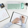 thumbnail image 4 of Latrodar Bluetooth Keyboard For Mobile Phones And Tablets Best of Both Worlds yboard And Mouse Set Mint Green 12.8x6 Inch Home Essentials, 4 of 5