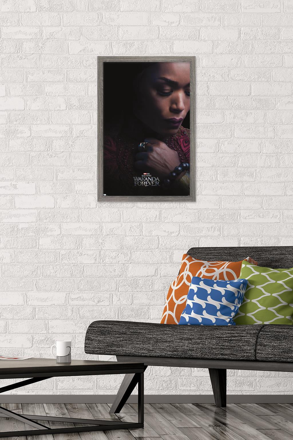 Marvel Black Panther: Wakanda Forever - Ramonda One Sheet Wall Poster, 14.725" x 22.375" Framed