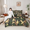 thumbnail image 4 of Castle Fairy Wildlife Mallard Duck Twin Comforter Sets,Vintage Aesthetic Bedding Set, 4 of 8