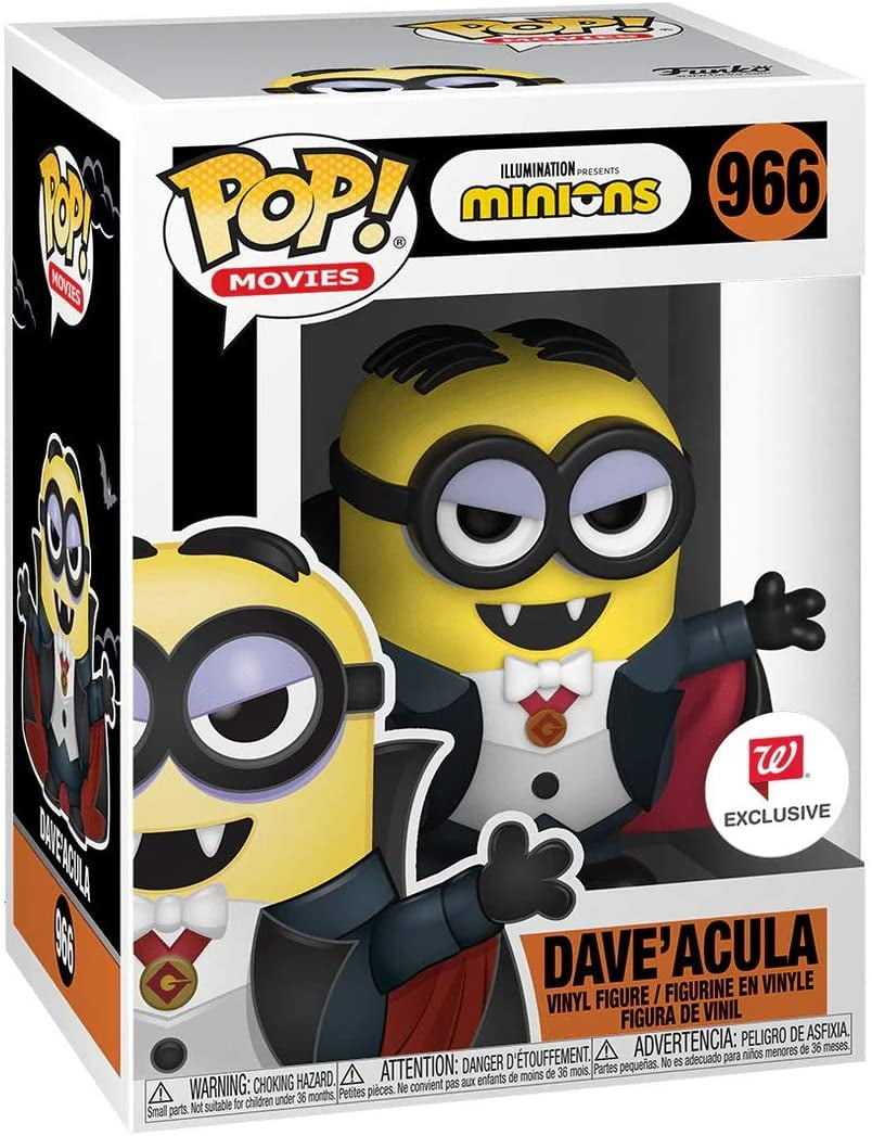 Funko Pop Minions Walgreens Dave'acula Despicable Me 966 Dracula for sale online 