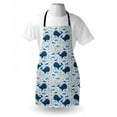 thumbnail image 4 of Whale Apron, Big Size Mammal Fish in Oceans with Underwater Anchor Seaweed Bubbles Print, Unisex Kitchen Bib with Adjustable Neck for Cooking Gardening, Adult Size, Pale Blue Multicolor, by Ambesonne, 4 of 4