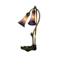 thumbnail image 3 of 16"H Pink Pond Lily 2 Lt Accent Lamp, 3 of 3