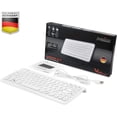 thumbnail image 3 of Perixx PERIBOARD-407W US, Wired USB Mini Keyboard with 11 Hot Keys - Glossy White - US English Layout Wired White, 3 of 8