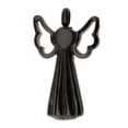 thumbnail image 1 of Colgante conmemorativo de cenizas con forma de cruz de ángel de acero inoxidable dorado/negro, 1 of 9