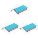 thumbnail image 1 of Monstrate Estuche de almacenamiento de CD - Caja portátil con gran capacidad para soporte de 80 discos DVD Carcasa de plástico impermeable azul Type1 NO1, 1 of 6