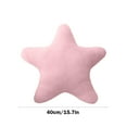 thumbnail image 3 of Xecvkr Star Shaped Throw Pillow, Decorative Cushion for Bed or Couch, Soft Faux Fur Material, Home Decor, Multiple Colors, 15.74 Inches Diameter, 3 of 6