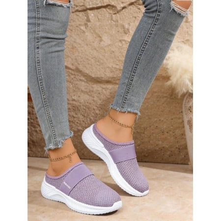 Women s Outdoor & Athletic Casual Shoes Breathable Mesh Upper Slip-On Design Soft Sole Non-Tiring Fashionable Summer Comfort