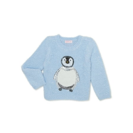 

Design History Toddler Girl Sequin Sweater Sizes 2T-5T