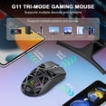 thumbnail image 4 of Tyasoleil G11 Wireless Gaming Mouse, Tri-Mode 2.4GHz/USB-C/BT Computer Mouse with 22000 DPI, 400mAh Battery, Esports-Grade PAW3311 Sensor, RGB Light Gaming Mice for PC/Laptop/Mac, 4 of 10