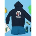thumbnail image 3 of NASA Nasa Astronaut Duo Over Moon Hoodie Juniors -NASA Designs,  Medium, 3 of 4
