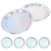 Masteelf 50pcs Multi Color Paper Party Plates Perfect for Serving Snacks and Appetizers at Any Occasion