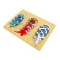 thumbnail image 1 of Juguete Montessori de Entrenamiento de Zapatos con Cordones ANGGREK de Madera, 1 of 8