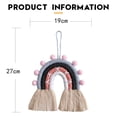 thumbnail image 2 of Children's room home pendant woven rainbow fringe hanging decoration mural hanging decoration, 2 of 5