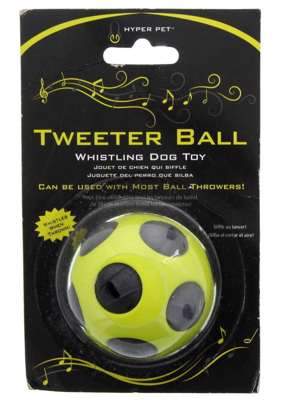 whistling dog ball