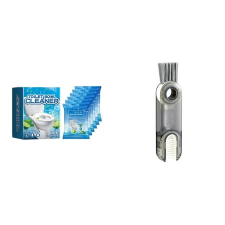 

Stain remover cleaning brush set of two whole house Safety Toilet Descaling Cleaning Powder Household Cleaner Foam For Stubborn *2PCS