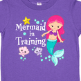 thumbnail image 4 of Inktastic Mermaid in Training Girls Toddler T-Shirt, 4 of 5