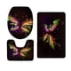 thumbnail image 4 of Juego de 3 Alfombrillas de Baño Macarena 12 Patrones de Mariposas, 4 of 6