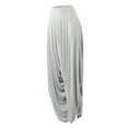 thumbnail image 2 of A2Y Women's Baggy Elastic Ban Wide Leg Pockets Harem Pants Heather Grey L, 2 of 3