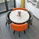 thumbnail image 4 of Simple Dining Table Set Casual Reception Office Coffee Table 4 Chairs Dining Room Table And Chair Mesa Living Room Furniture HY My Lux Decor Round, 4 of 19