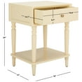 thumbnail image 3 of SAFAVIEH Siobhan Solid Rustic 24" Nightstand with Storage Drawer, Vanilla, 3 of 13
