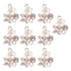 thumbnail image 2 of 10pcs Flor Aleación Flatback Perla Botones Adornos de Scrapbooking Zulema Perla Encantos Colgante DIY, 2 of 8