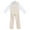 Khaki, variant on Boys Vest Suits 4PCs Wedding Ring Bearer Outfits Wasitcoat Shirt Pants Bow Tie
