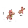 thumbnail image 4 of Dinosaurio De Peluche Triceraptors Rosa Con Movimiento Y Sonido Importadora La Merced Tela de Felpa, 4 of 4