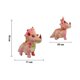 thumbnail image 4 of Dinosaurio De Peluche Triceraptors Rosa Con Movimiento Y Sonido Importadora La Merced Tela de Felpa, 4 of 4