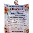 thumbnail image 1 of LHSHID Bereavement Gifts Sympathy Gift Blanket Flannel Soft and Comfortable Anti static Bed Sofa Blanket 50x60in, 1 of 5