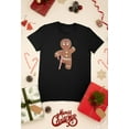 thumbnail image 5 of Old Glory Youth Ginger Bread Man With Candy Cane Crutch Short Sleeve T Shirt, 5 of 6