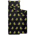 thumbnail image 2 of Unicorn and Green Black Pattern Teens Toddler Nap Mat with Pillow, Sleeping Mat Bag for Preschool Daycare 59"x22", 2 of 6