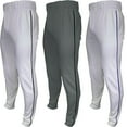 thumbnail image 2 of Marucci Adult Tapered Piped Double-Knit Men's Baseball Pants MAPTTDKPIP, 2 of 2