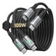 thumbnail image 3 of Cable USB C INIU Gris Rapida Carga 100W para iPhone MacBook Samsung iPad Google Xiaomi Huawei, 3 of 11