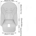 thumbnail image 2 of Fit for Graco High Chair Cover Replacement, High Chair Covers for Little Kids - Universal Replacement Cover for High Chairs - Comfortable Cushion High Chair - High Chair Cushion Replacement, 2 of 11