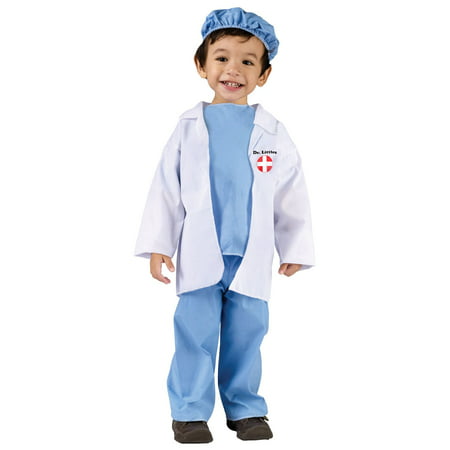 Fun World Costumes Baby's Doctor Toddler Costume, Blue/White,
